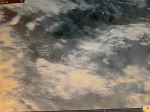 Absolute proof of chemtrails UK east coast sat image 25th Jan 2019 approx 11:30 GMT