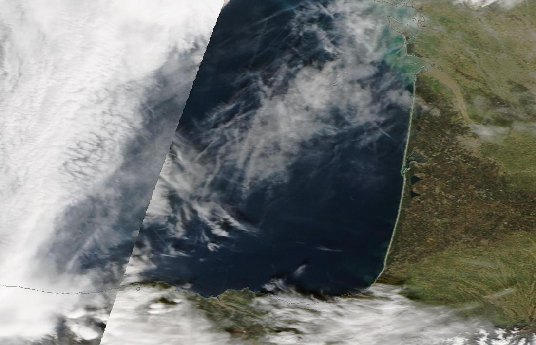 Biscay chemtrail Sunday 3rd March 2019 ... https://go.nasa.gov/2IPsb4w