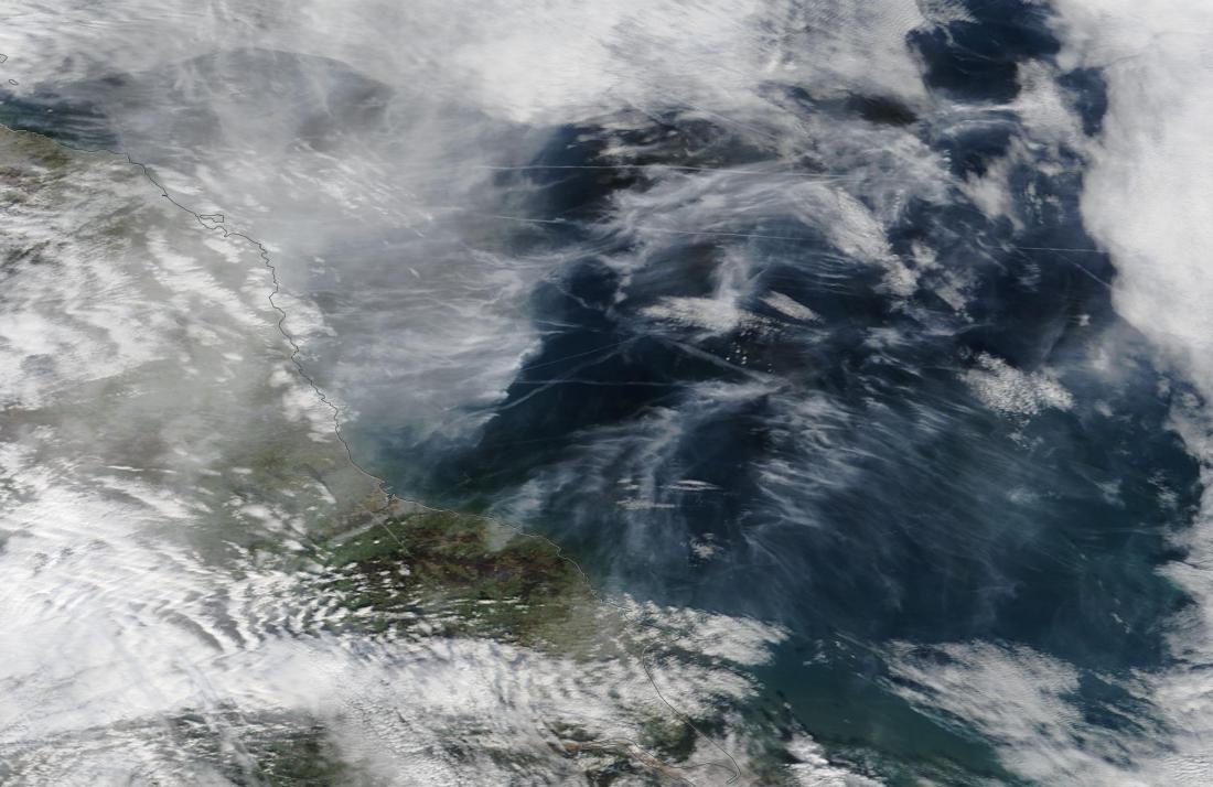 chemtrail North Sea 21 Feb 2019