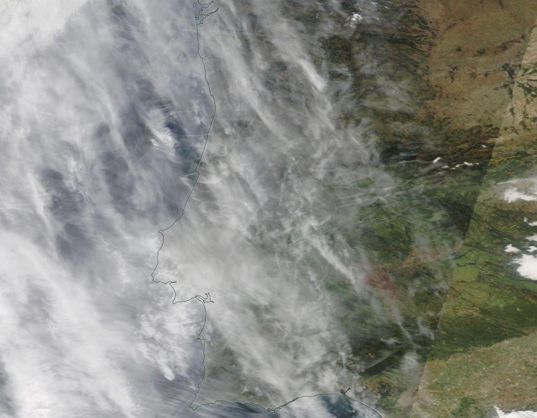 chemtrail Portugal gets a lot of chemtrail 15th Feb 2019