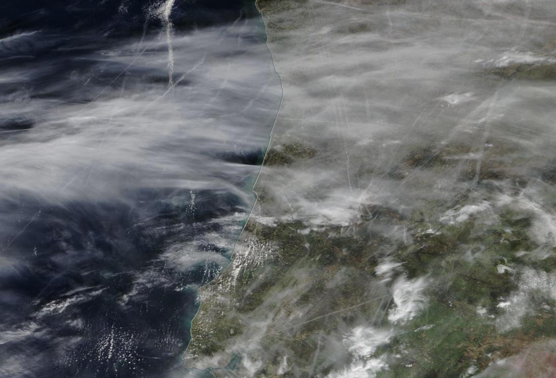 chemtrails Portugal Trafalgar 28th Feb 2019 ... https://go.nasa.gov/2IRanWO