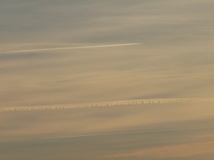 chemtrail vast broad corridor p.m. NE England central Pennine flightpath.