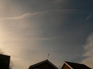 chemtrail north east UK Sunday 17th Feb 2019 10:42 GMT