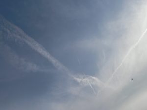 chemtrail north east UK Sunday 17th Feb 2019 10:56 GMT
