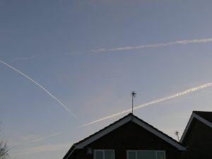 chemtrail north east UK Sunday 17th Feb 2019 17:16 GMT