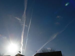 Chemtrail NE England 19th Feb 2019 ... 0941 GMT