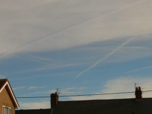 chemtrail NE UK Thursday 21 Feb 2019 ... 10:55 GMT