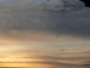 chemtrails north east England ..... look at the big chemtrail heading right over and those far distant say 30 mile away chemtrails, 17:29 GMT looking west to the mid Pennine corridor.