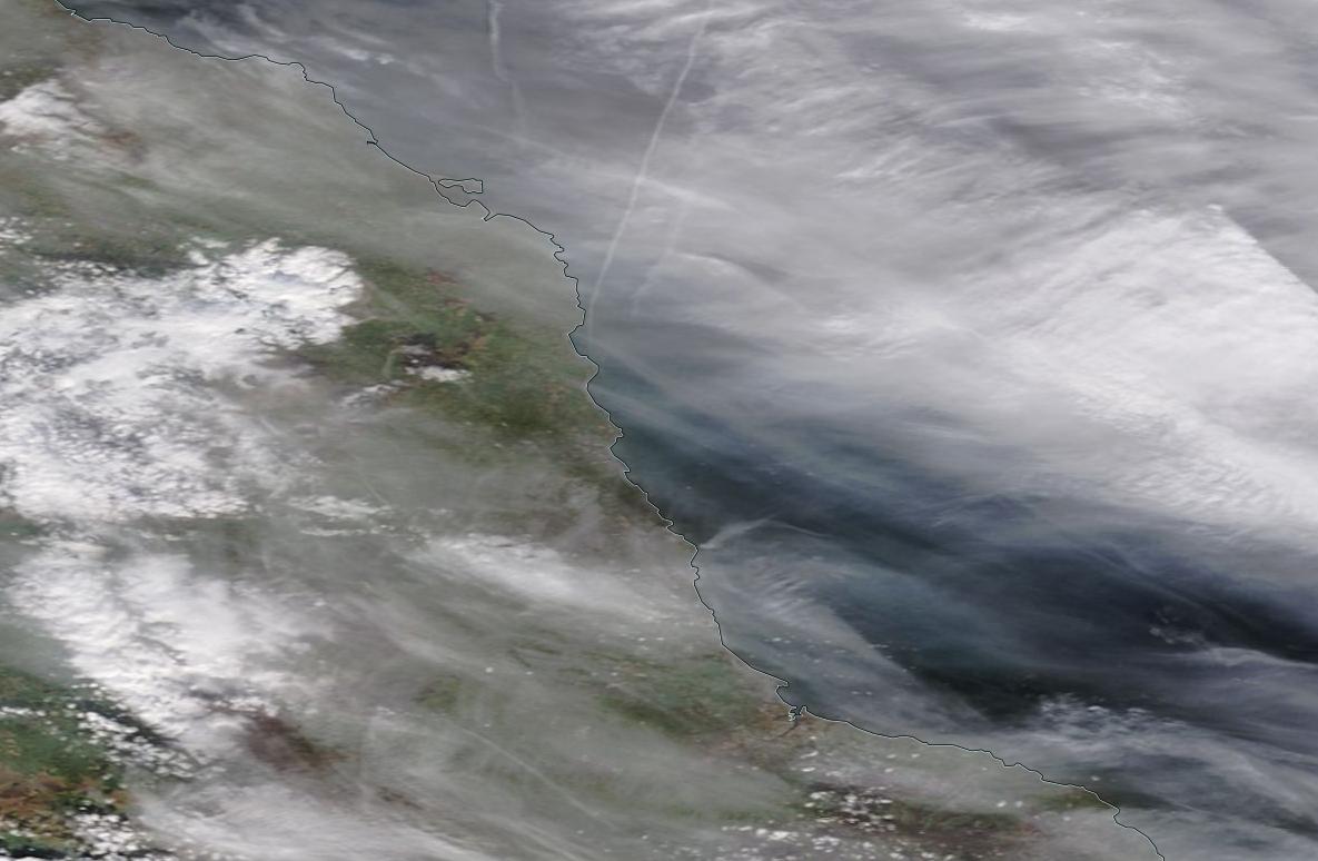 suspected chemtrail NE coast 2nd March 2019 what a mess of artificial cloud !!!