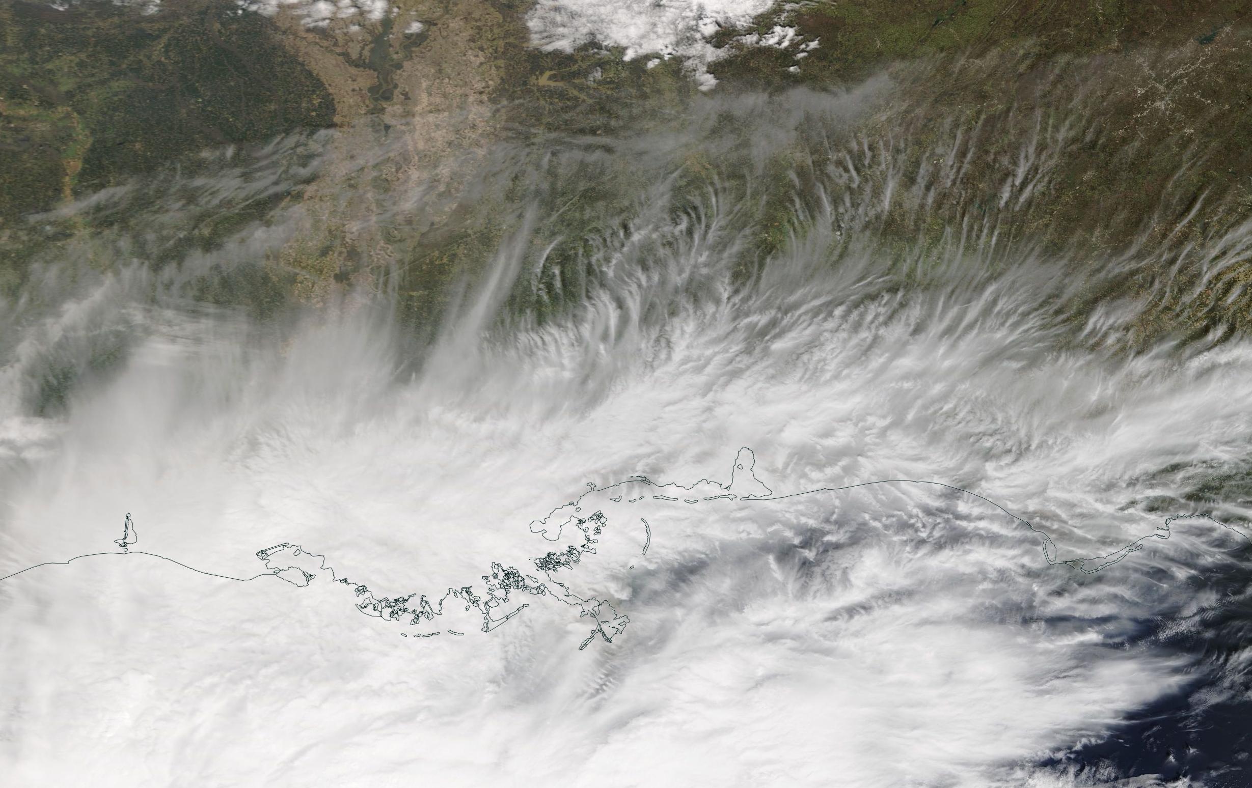 chemtrail southern states 18th March 2019 ... https://go.nasa.gov/2HrU8hn
