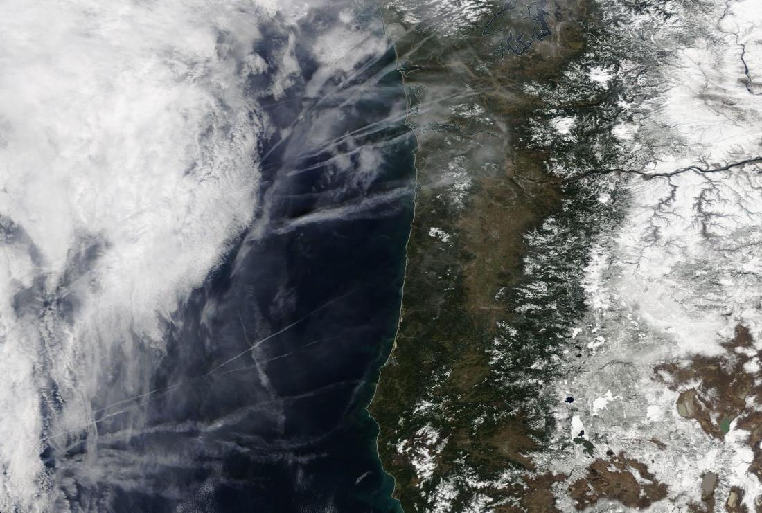 chemtrails Portland Seattle 15th March 2019 ... https://go.nasa.gov/2HnfLzk