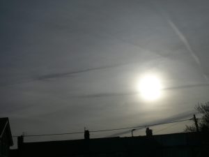 chemtrail northern England 23 March 2019 Saturday morning 08:01 hrs