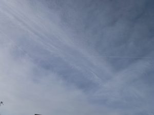 chemtrail northern England Saturday 23rd March 2019 ... 09:53 hrs ... highly aluminized / manmade weather ie geo-engineering.