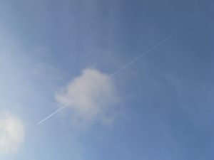UK chemtrail 30th March 2019 07:16 GMT ... deliberate geo-engineering.