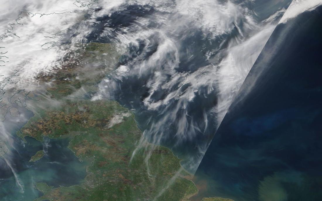all of this is chemtrail geoengineering Sat Easter 20th April 2019 NE England. https://go.nasa.gov/2Uwvs9s