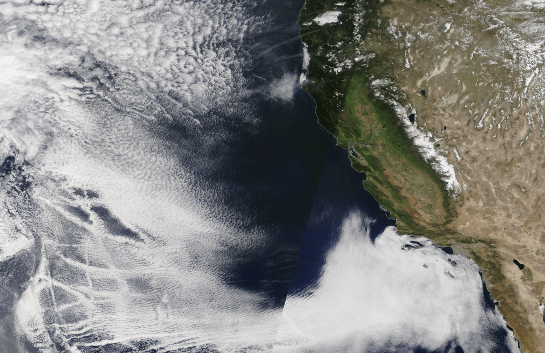 chemtrail geoengineering above California 26 April 2019 ... https://go.nasa.gov/2J1ehKX