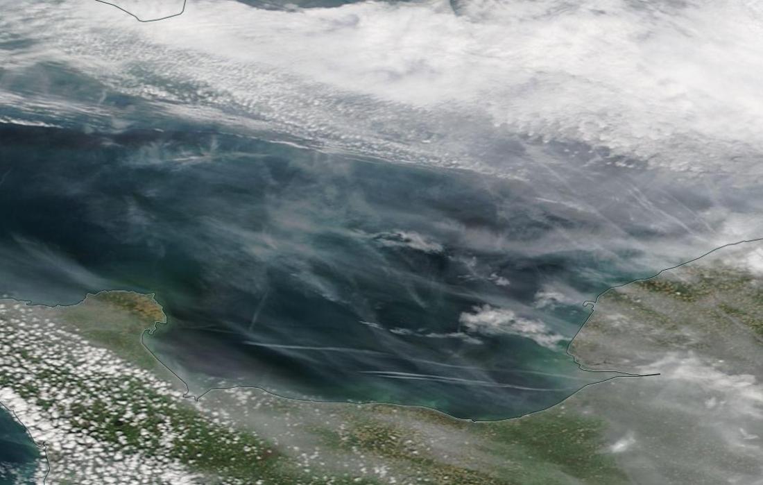 chemtrail geoengineering Cherbourg Le Havre Dieppe 7 April 2019 https://go.nasa.gov/2G2Ouz8