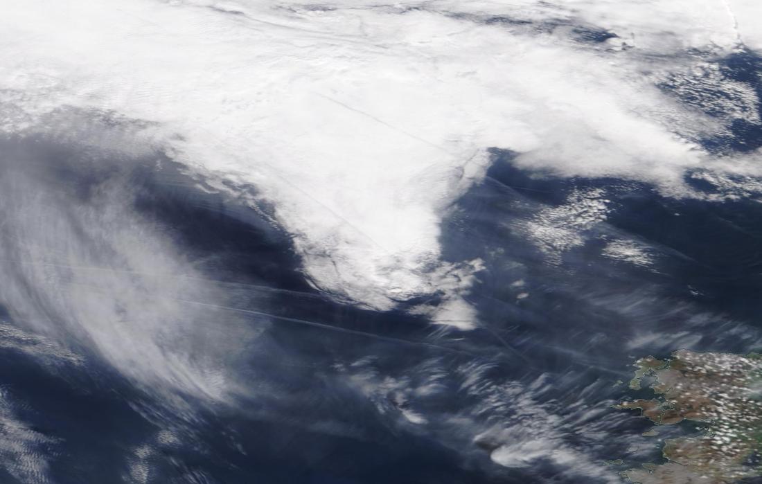 chemtrail geoengineering Rockall Shannon 7 April 2019 ... https://go.nasa.gov/2FW9jMA