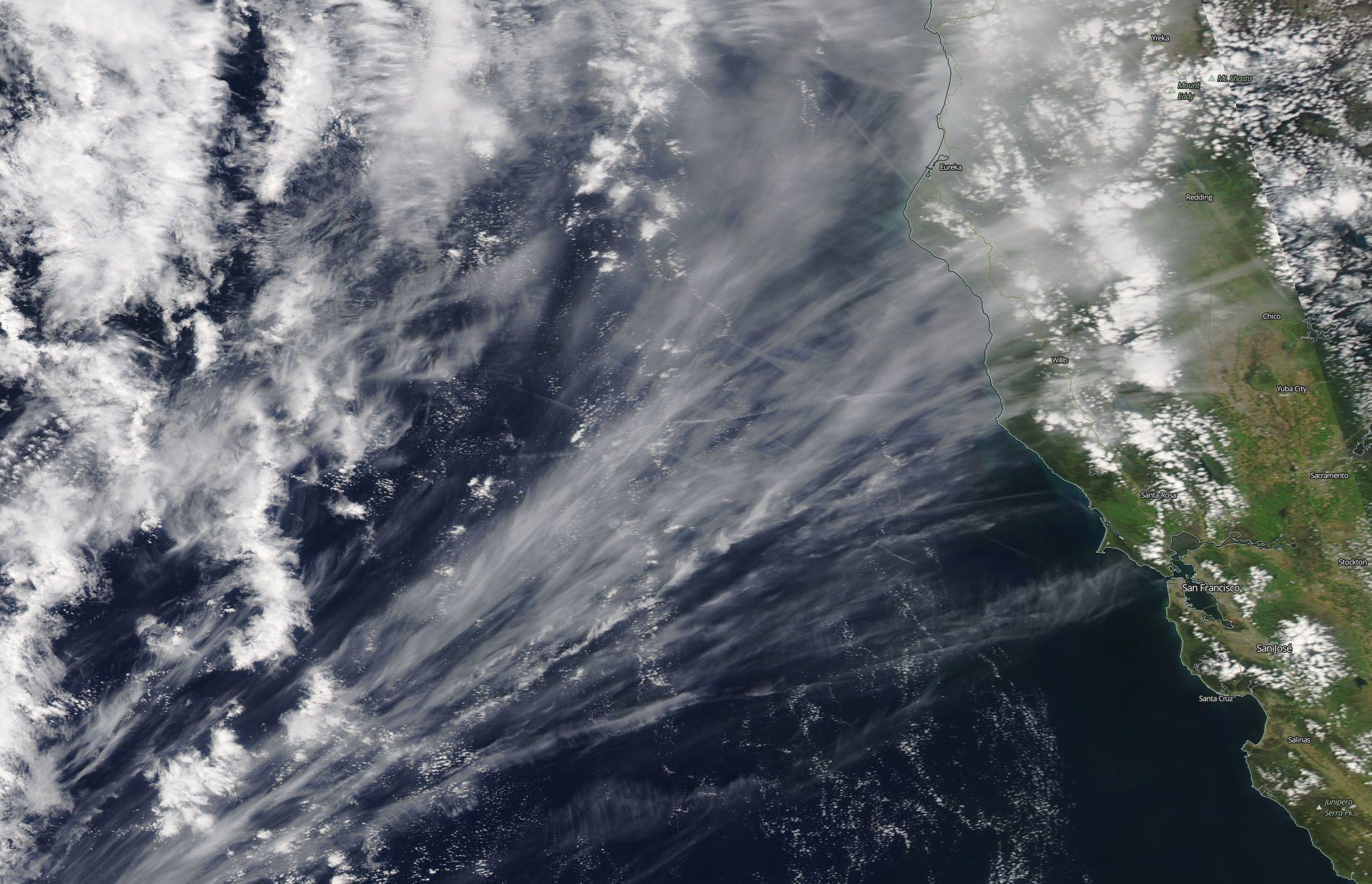 chemtrail over Pacific ie Patrick Roddie youtube ... April 17 2018 ... https://go.nasa.gov/2V1oXQS