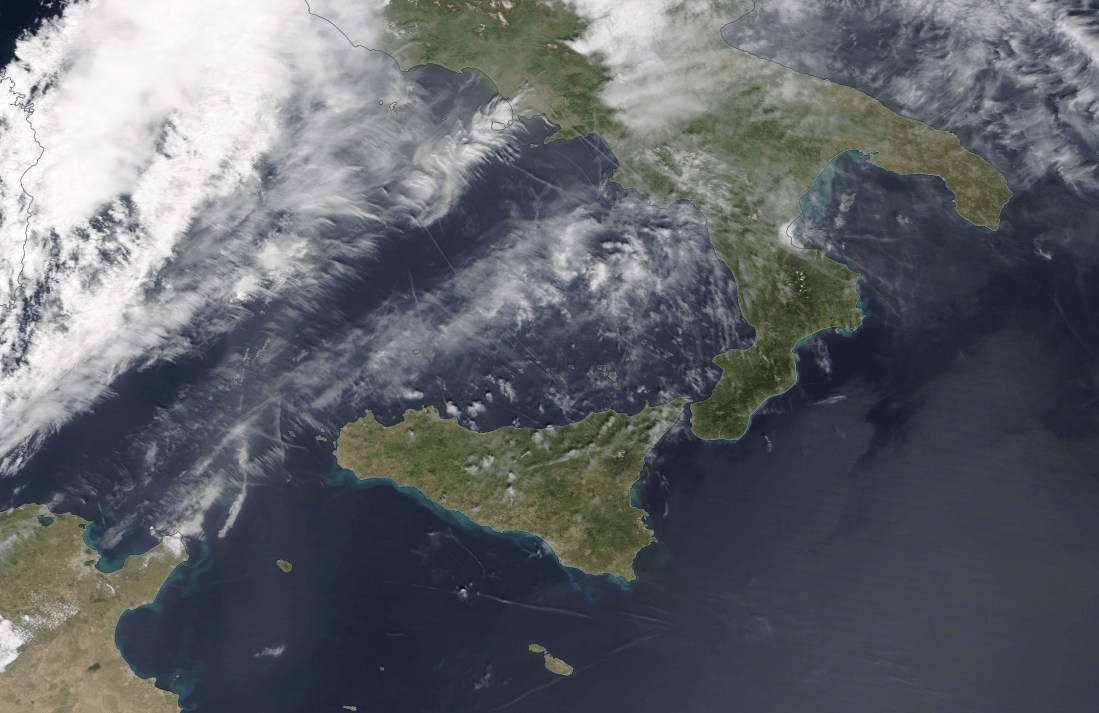 chemtrails geoengineering ... Sicily, Salerno