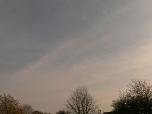 chemtrail geoengineering NE UK Thursday 18th April 2019