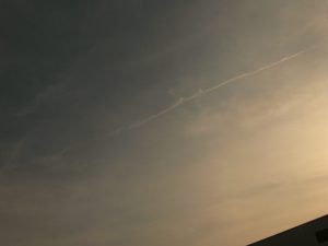 chemtrail geoengineering NE UK Thursday 18th April 2019