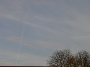 chemtrail geoengineering NE UK Thursday 18th April 2019