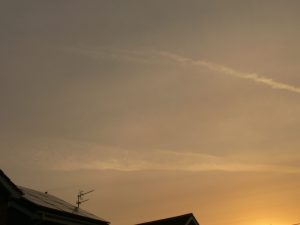 chemtrail geoengineering NE UK a.m. period .. 19th April 2019