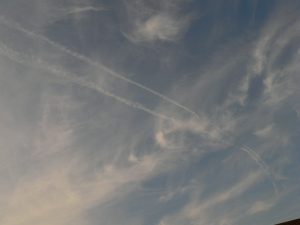chemtrail geoengineering NE UK a.m. period .. 19th April 2019