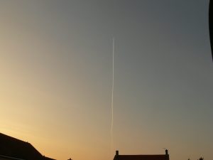 chemtrail geoengineering NE England Saturday 20th April 2019