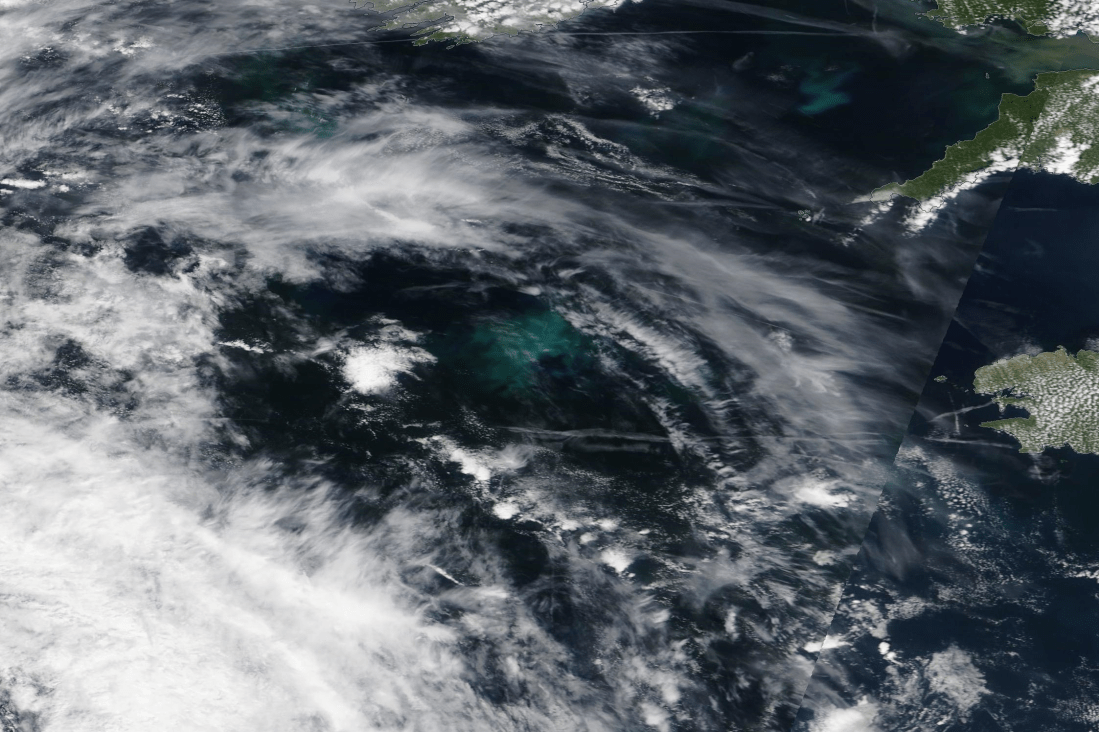 Bantry Bay, Cork, Brittany, Lands End chemtrail geoengineering May 20 2019 ... https://go.nasa.gov/2JUn5mv