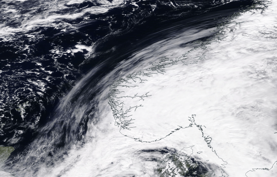 chemtrail Norway, Trondheim May 9 2019...https://go.nasa.gov/2E21Uel
