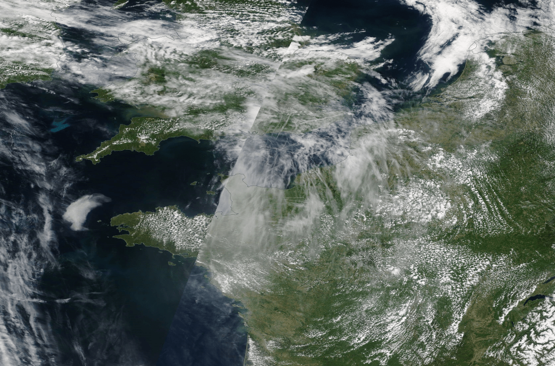 English Channel chemtrails 22 May 2019 ... https://go.nasa.gov/2JGj6dF