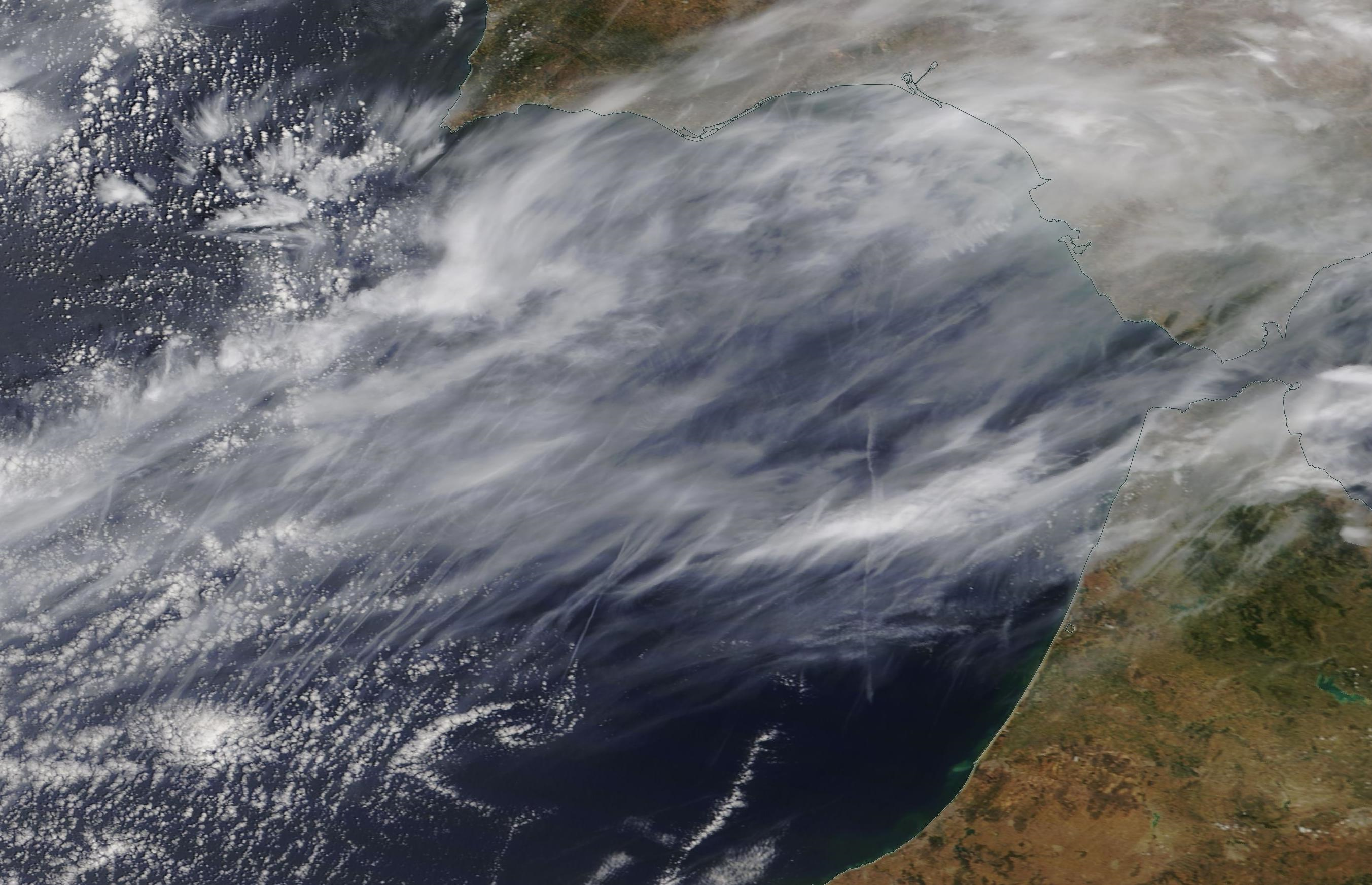 Gibralter chemtrails geoengineering May 17 2019 ... https://go.nasa.gov/2JOFwce