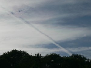 17th June 2019 chemtrail lines in the sky / geoengineering, north east England.