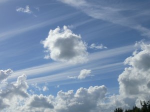 17th June 2019 chemtrail lines in the sky / geoengineering, north east England.
