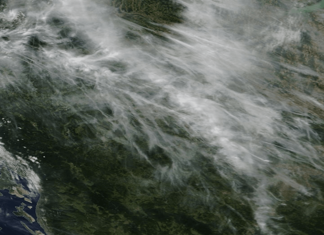 Croatia, Slovenia chemtrails geoengineering 27th Sept 2019 https://go.nasa.gov/2nRGdsp