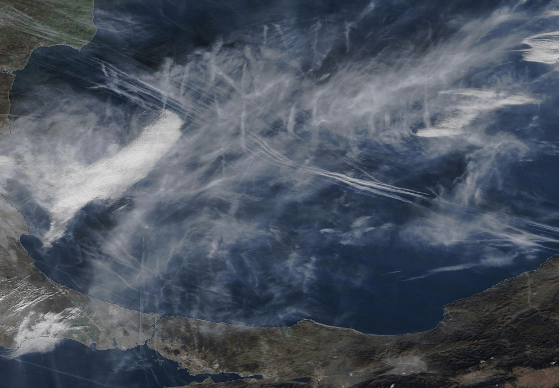 Black Sea chemtrails geoengineering Thursday 19th Dec 2019 https://go.nasa.gov/2PFsWhL