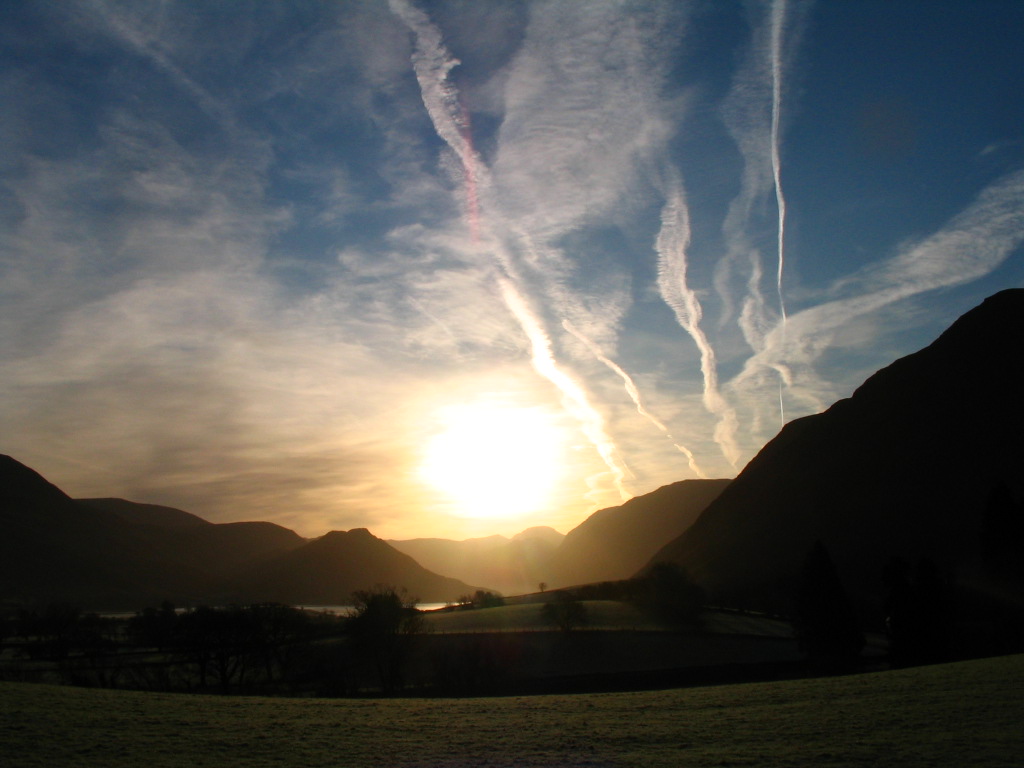 crummock water chemtrails Jan 2012