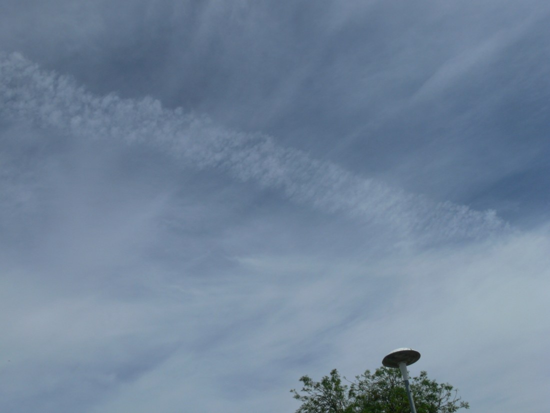 UK chemtrail, NE England 23 June 2019 12:27 hrs