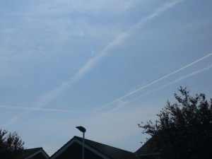 Chemtrails NE England for August 2019.