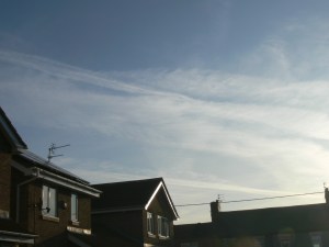 Chemtrail pictures UK September 2019