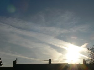 Chemtrail pictures UK September 2019