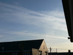 Chemtrail pictures UK September 2019