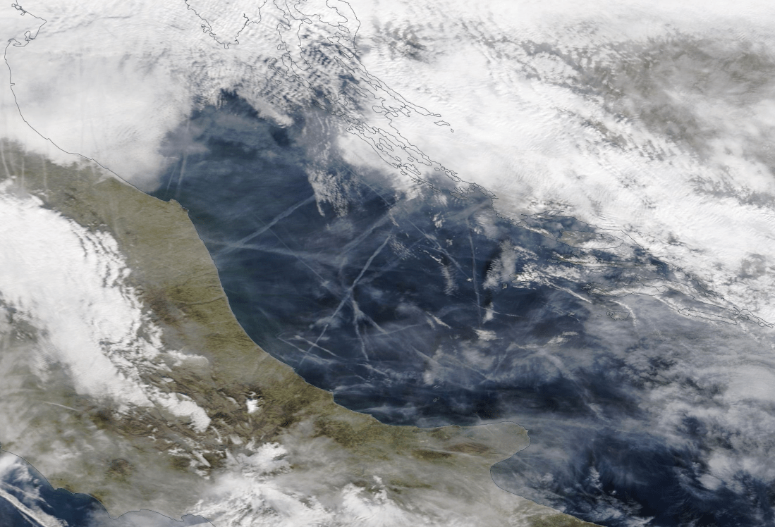 Ancona, Pescara Italy and the Adriatic chemtrails 3 Feb 2020 ... https://go.nasa.gov/2GNCYZ2